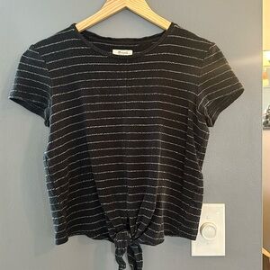 Madewell Striped Tie Tee